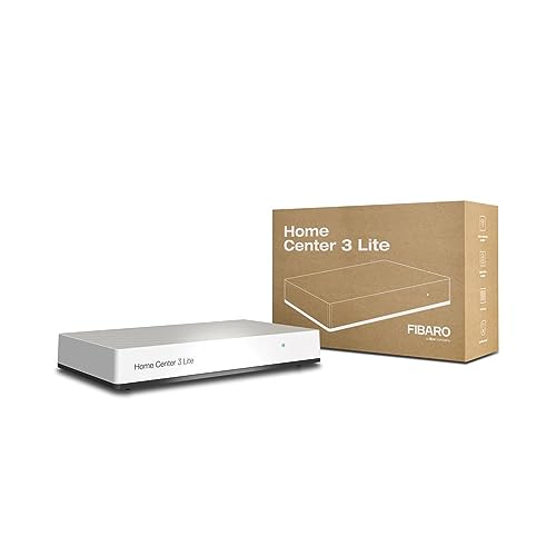 FIBARO Contrôleur domotique Z-Wave+ Home Center 3 Lite HC3L-001 Blanc