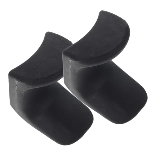 ERINGOGO 2Pcs Oboe Thumb Rest Pad Durable Rubber Thumb Protection for Oboe Clarinet Instruments Easy to Install Black Accessories for Enhanced Playing Comfort