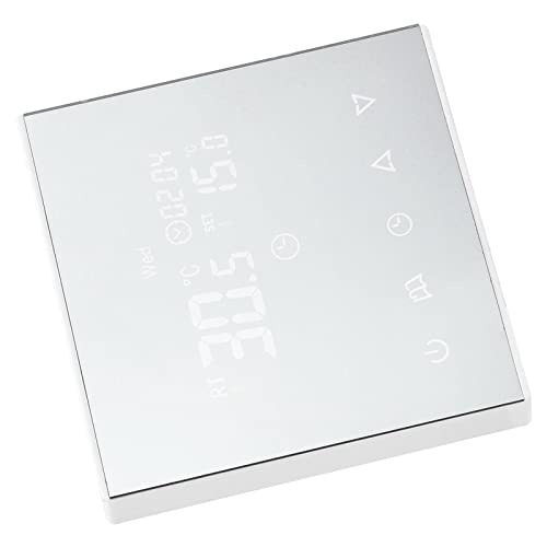 Thermostat de chauffage d'eau et sol AC220V avec panneau de contrôle blanc