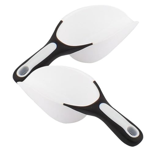 Pala para hielo de PP blanco reutilizable y ligera para granos