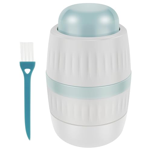 ZJRDYYK Pill Cutter, Pill Splitter, 1/4 Divider, 1/2 Divider, Grind into Powder and Store, Suitable for Cuting Vitamins, Tablets (Blue)