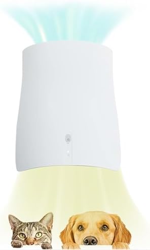 SUNSTAR QAIS-air- 04, Filterless Air Purifier for Medium Sized Room, 524 sq ft, 21 dB, Odor Eliminator for Strong Odor, Removes Cat Litter Box Ammonia, Air Purifiers for Home Pets, Pet Safety In Mind