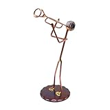 Trumpet Collectible Handmade Metal Art Figurine, Desk Accessories, Trophy, Boss Gift, Office Décor, Business Professional, Musical Instrument