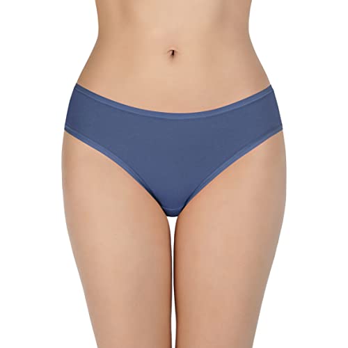 Image of Amante Solid Low Rise Cotton Bikini Panty Pack(Pack of 3)