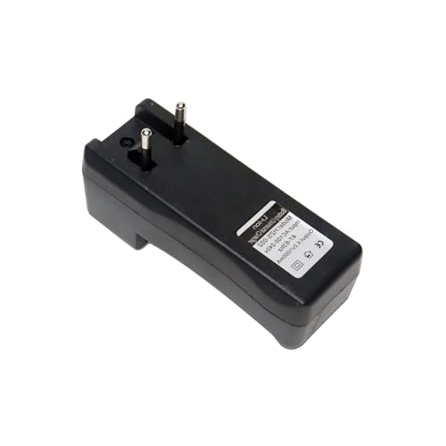 Image of Lithium Ion Charger Universal Trimmer Battery Charger for Series 18650 Lithium Battery 2 Slot Rechargeable 3.7 Volt Battery Charger Black (Pack of 1) (2-Slot Charger)