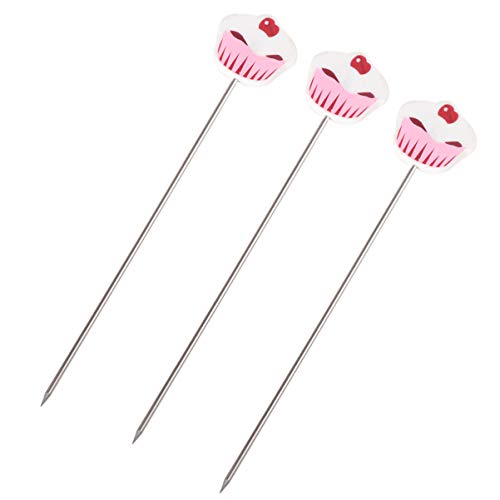 Cabilock 3 peças de testador de bolo de metal aço inoxidável para bolo, cozinha, bolo, testador, son