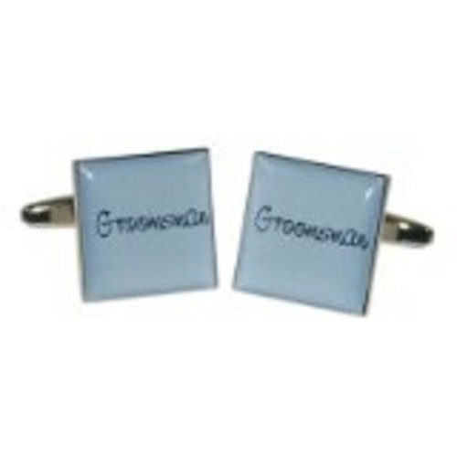 Mancornas RGT para hombre azul cuadrado miniatura 1
