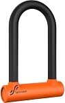 Sportneer Verrouillage à vélo : 17mm Verrouillage U antivol robuste avec 12mm x 1.5m Câble en acier, serrure à vélo haute sécurité avec 2 Clés & Support pour montagne, route, pliage & Vélos électriques