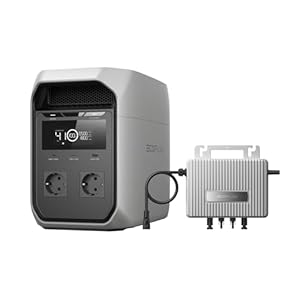 EF ECOFLOW DELTA 3 Classic Tragbare Powerstation 1024Wh, 0% VAT WLAN STREAM Mikrowechselrichter 800W, LiFePO4-Batterie, 1800W AC (3600W Spitze), Solargenerator für Camping, Wohnmobil, Notstrom zu Hause