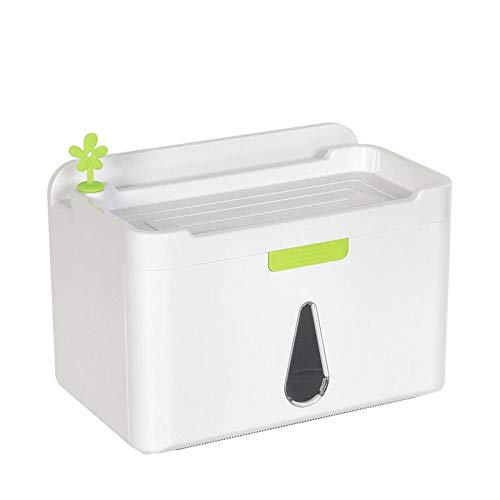 Joeesun Boîte de Papier hygiénique Papier hygiénique Gratuit Punch Punch créatif Carton de pompage Rouleau étanche Papier Toilette Rack Rack Cover