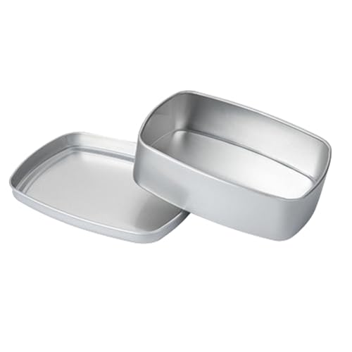 Boîte À Savon En Aluminium, Petite Boîte En Métal De 150 Ml Avec Couvercle, Porte-savon De Voyage, Petit Récipient De Stockage De Savon Multifonctionnel,...