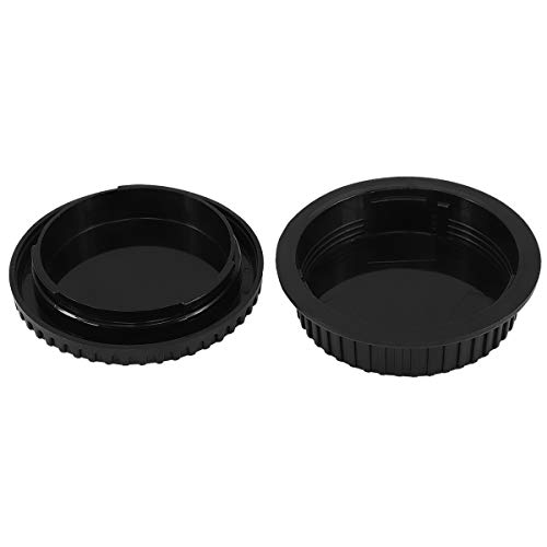 Kit de tapa para cuerpo y tapa trasera para lente Haoge para cámaras y lentes Canon EOS EF y EF-S miniatura 4