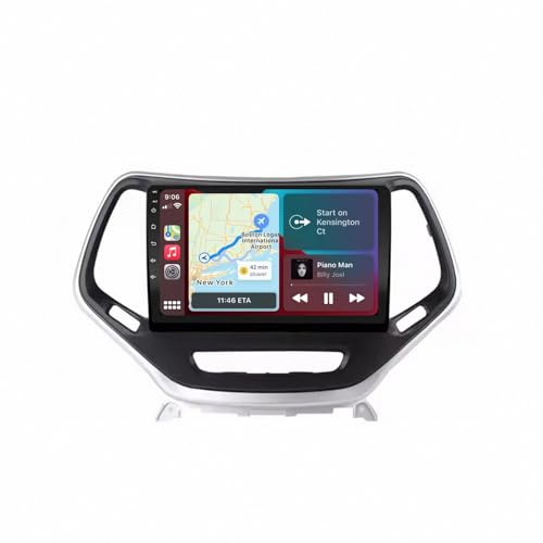 Autoradio GPS pour Jeep Cherokee 2014-2017 navigation Europe 4G 64G