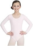 Capezio Little Girls' Classic Long Sleeve Leotard, Pink, Small (4-6)