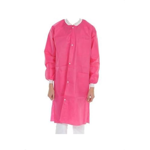 ValuMax 3660HP3XL ExtraSafe Lab Coats Hot Pink 3XL 10/Pk