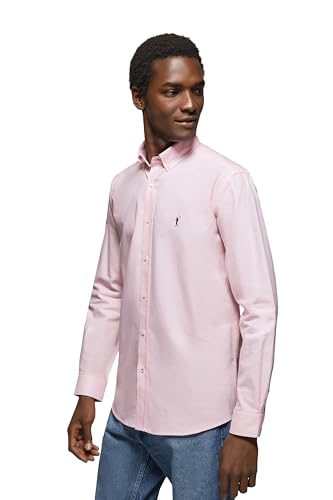 Polo Club Camisa Oxford 100% Algodón Hombre - Regular Fit - Botones - Shirt for Men