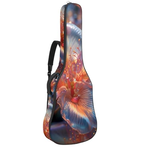Sac guitare acoustique étanche multicolore housse 40 41 42 pouces multipoche