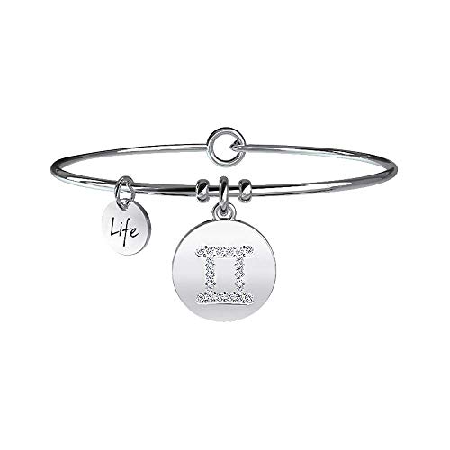 Preisvergleich Produktbild KIDULT Armband aus Stahl 316L mit Anhänger GEMELLI - COD 231581