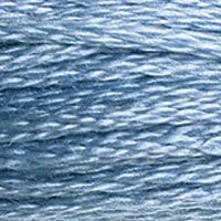 Image of DMC 117-3755 Mouline Stranded Cotton Six Strand Embroidery Floss Thread, Baby Blue, 8.7-Yard