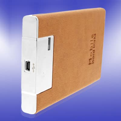 Caja externa para disco duro 2.5'' USB SATA aluminio marrón miniatura 1