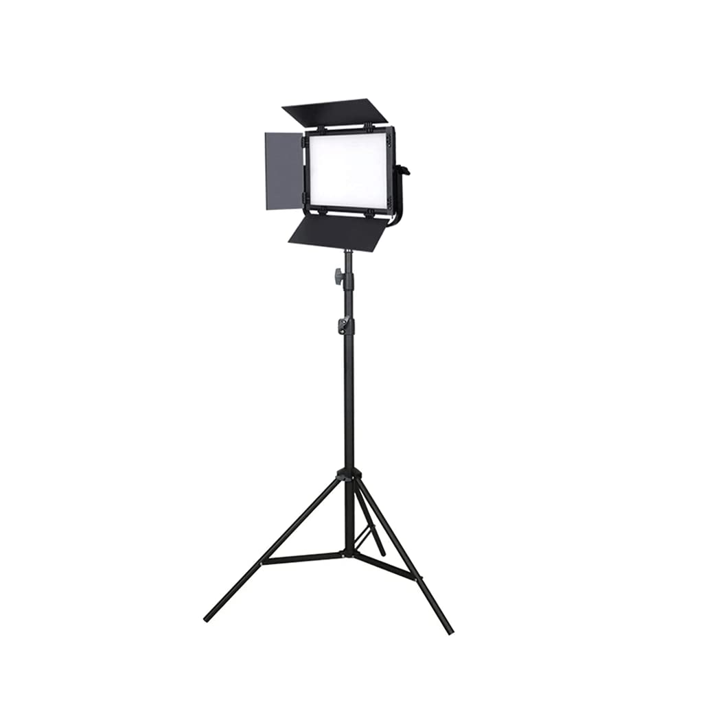 AAPIE Luz de videoconferencia Luz de Relleno Negra Diseño Rectangular Luces de Relleno para Video Luz de Relleno Fotografía para reuniones de Trabajo