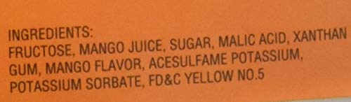 Tea Zone J1045 Mango Syrup (64oz) for Boba tea, beverages, sweets, ice cream, cocktails blending