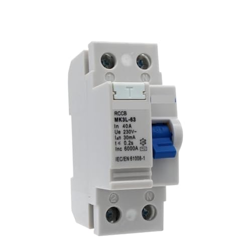 Disjoncteur différentiel 16A MK3L-63 élimine risque fuite électrique 240V - 2