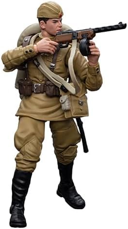 JoyToy 1:18 Scale WWII Soviet Infantry Army Action Figure 4.17" World War 2 Collectible Military Model Toys