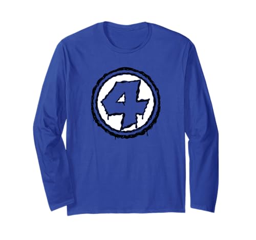T-shirt manches longues Marvel Fantastic Four avec logo effet peinture qui coule