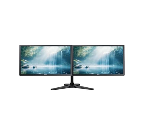 Dell Dual monitor Bundle Set - 2x P2714Hc 27 Inch Full HD 1080p IPS LED Monitor DISPLAY VGA DVI USB Dual Monitor Leg Base Stand (Renewed)