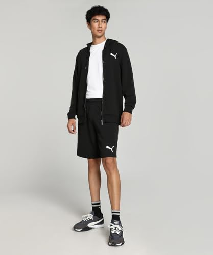 Image of Puma Men's Team Rise Knitted Regular Fit Hybrid Shorts