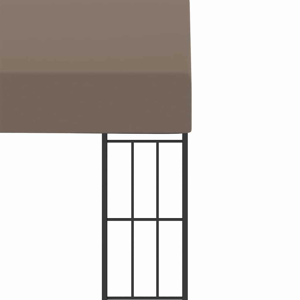 Altana ścienna szara taupe 3x3 m