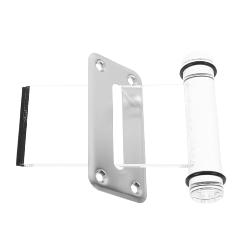 MAGICLULU 1 Set Poker Table Accessories Carp Key Holder Dispenser Bank Medal Card Stick Wallet Playing Machine Feeder Electronic Rack Buzz Badge Filler Register Rod Tip Round Acrylic Silver