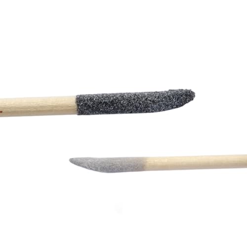 Voyoo 20 PCS Sanding Sticks Double End 150 / 280 Grit, Schleifpapier Stick Für Enge Räume, Kunststoff-Modelle, Holz Hobby