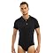 Body A Manica Corta Unisex In Poliestere E Spandex, Taglia 2XL, Per Clubwear