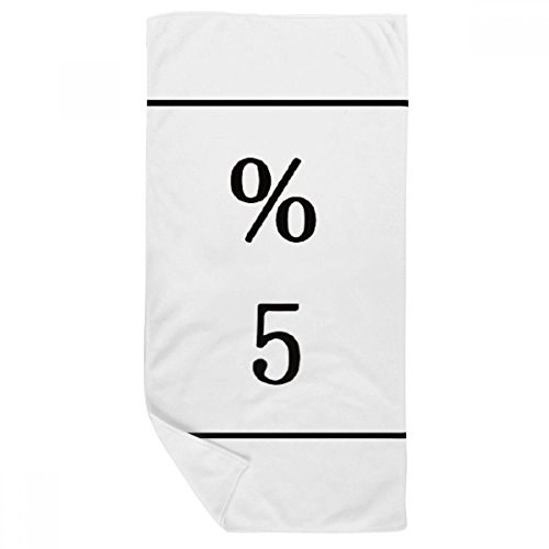 Serviette de bain douche 35x70cm multicolor essuie main debarbouillette symbole clavier