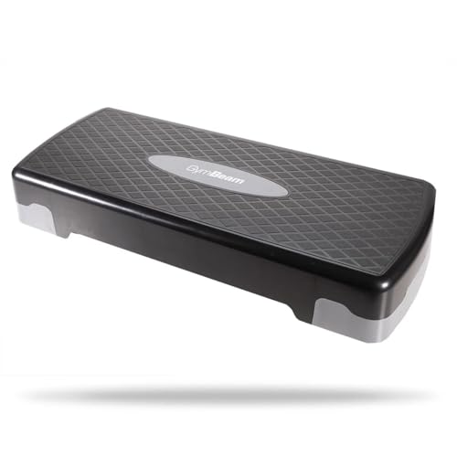 GymBeam Fitness Stepper für Zuhause - Praktisches Aerobic-Steppbrett aus Polypropylen, höhenverstellbares Übungsgerät für Zuhause, bis zu 250 kg, geeignet für Krafttraining und Aerobic