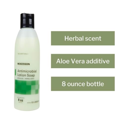 McKesson Antimicrobial Lotion Hand Soap with Aloe, Pump Bottle, 8 oz, 1 ct - image 3
