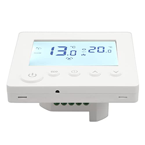 Thermostat de chauffage au sol programmable LCD 16A 240V - 7