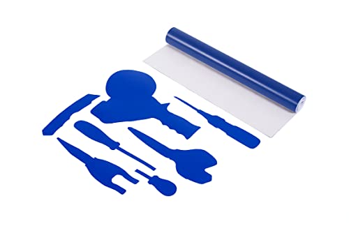 Image of 5S Lean Tool Vinyl Shadow Board Tape 15 inch X 180 inch Blue (Blue)