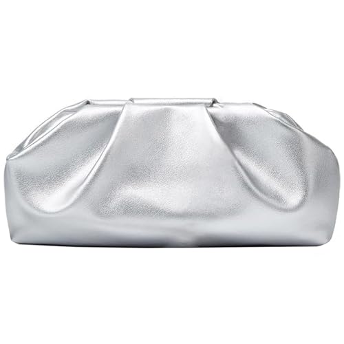 Image of Clutch Purse for Women, Vegan Leather Evening Bag, Soft Pleated PU Small Purses for Formal Wedding, Dressy Party