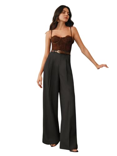 Image of KOTTY Women's Comfortable Flowy Pants for Travel, Brunch, Vacations, and Casual Styling