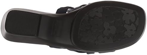 Easy Street Women's Torrid Flat Sandal, Navy, 8 W US | Image 3
