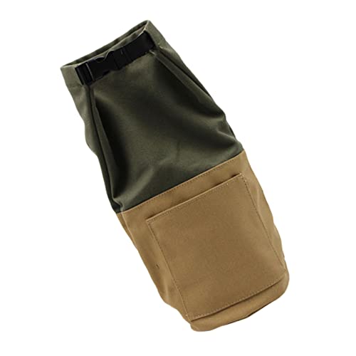 Toyvian Retro Canvas Oil Lamp Storage Bag Portable Kerosene Lamp Organizer for Camping Durable Scratch Design Lightweight Convenient for Outdoor Use