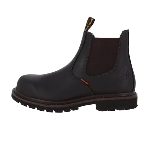 157-6” Slip On Steel Toe Work Boots for Men – Safety Footwear – Electrical Hazard, Oil and Slip Resistant