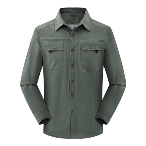 Chemise de trekking homme anti-transpiration à manches longues