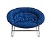 Urban Shop Rocking Saucer Chair, Navy Blue