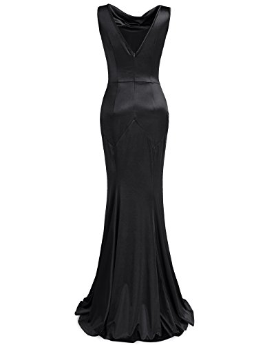 MUXXN Women's 30s Brief Elegant Mermaid Sleeveless Gowns Formal Evening Dress3