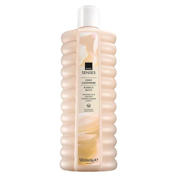 Avon Bubble Bath Cosy Cashrere - Baño de espuma, 500 ml