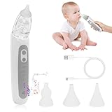Aspiratore Nasale Bambino, Aspiratore Nasale Elettrico con Musichette, Cura Nasale Neonato...